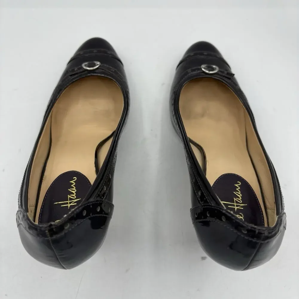 Cole Haan‎ Heels Womens Size 8 B Brown Pumps Block Buckle